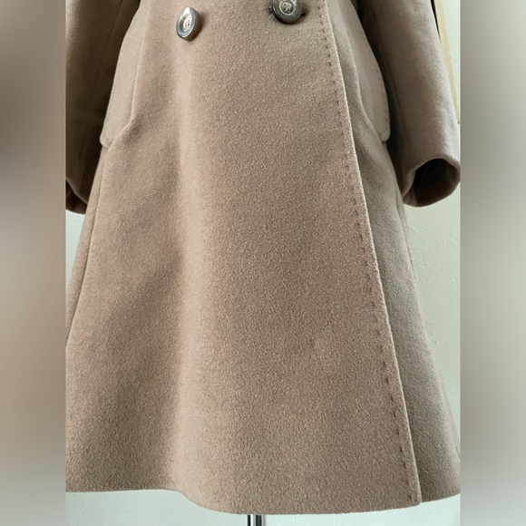 Rare Vintage double breasted 100% camel hair wool peacoat size 40 M LVC~ - Picture 3 of 14